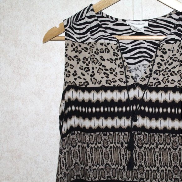 Beach lunch lounge Women's Bathing Suit Cover Up- Animal Print Size Small - Picture 3 of 14